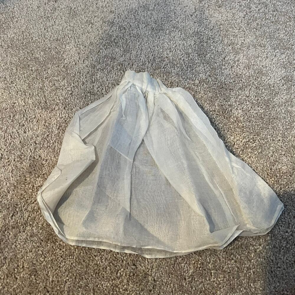 Vintage Handmade Barbie Doll Slip Skirt 1970s